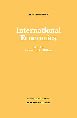 Couverture cartonnée International Economics de 