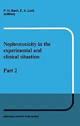 Kartonierter Einband Nephrotoxicity in the Experimental and Clinical Situation von