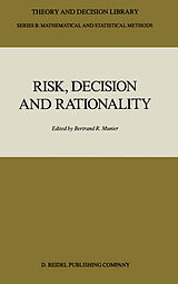 Couverture cartonnée Risk, Decision and Rationality de 