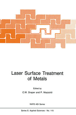 Kartonierter Einband Laser Surface Treatment of Metals von 