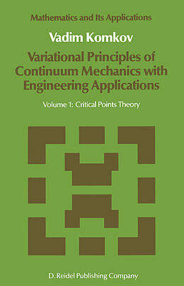 Couverture cartonnée Variational Principles of Continuum Mechanics with Engineering Applications de V. Komkov