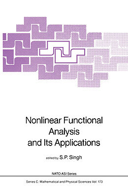 Kartonierter Einband Nonlinear Functional Analysis and Its Applications von 