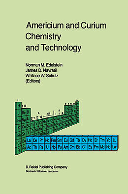 Kartonierter Einband Americium and Curium Chemistry and Technology von 