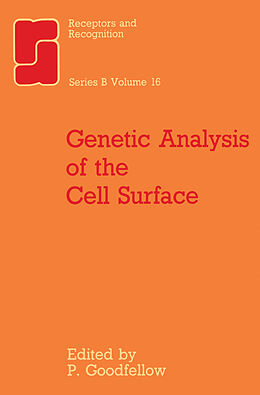 Couverture cartonnée Genetic Analysis of the Cell Surface de 