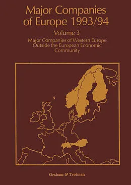 E-Book (pdf) Major Companies of Europe 1993/94 von R. M. Whiteside, A. Wilson, S. Blackburn