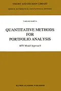 E-Book (pdf) Quantitative Methods for Portfolio Analysis von T. Kariya