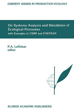 eBook (pdf) On Systems Analysis and Simulation of Ecological Processes with Examples in CSMP and FORTRAN de 