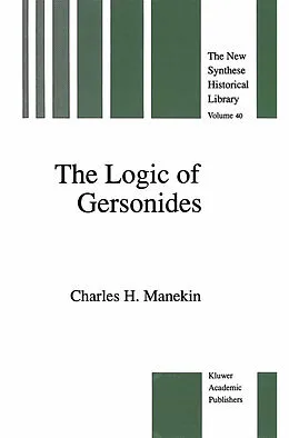 E-Book (pdf) The Logic of Gersonides von Charles H. Manekin