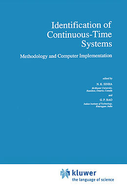 E-Book (pdf) Identification of Continuous-Time Systems von 