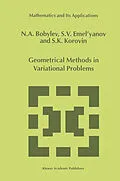 E-Book (pdf) Geometrical Methods in Variational Problems von N. A. Bobylov, S. V. Emel'yanov, S. Korovin