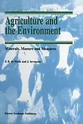 E-Book (pdf) Agriculture and the Environment von F. B. De Walle, J. Sevenster