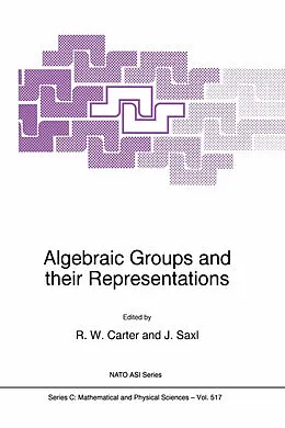 E-Book (pdf) Algebraic Groups and their Representations von R. W. Carter, J. Saxl