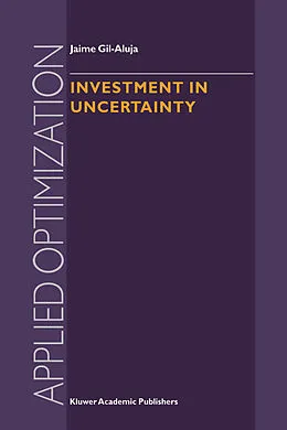 E-Book (pdf) Investment in Uncertainty von Jaime Gil-Aluja