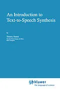 E-Book (pdf) An Introduction to Text-to-Speech Synthesis von Thierry Dutoit