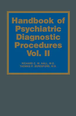 E-Book (pdf) Handbook of Psychiatric Diagnostic Procedures von R. C. W. Hall, T. P. Beresford
