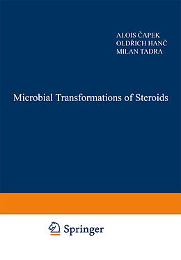 Couverture cartonnée Microbial Transformations of Steroids de M. Capek, M. Tadra, O. Hanc