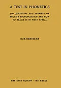 E-Book (pdf) A Test in Phonetics von B. Siertsema