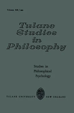 E-Book (pdf) Studies in Philosophical Psychology von James K. Feibleman, Harold N. Lee, Donald S. Lee