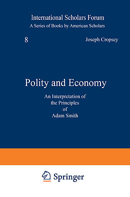 Couverture cartonnée Polity and Economy de Joseph Cropsey