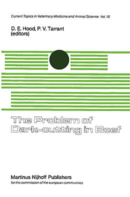 Kartonierter Einband The Problem of Dark-Cutting in Beef von D. E. Hood