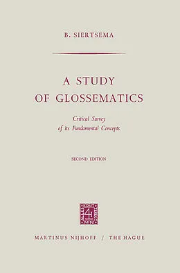 E-Book (pdf) A study of glossematics von B. Siertsema