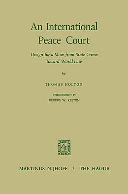 E-Book (pdf) An International Peace Court von Thomas Holton