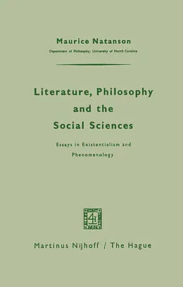 E-Book (pdf) Literature, Philosophy, and the Social Sciences von Maurice Natanson