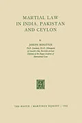 E-Book (pdf) Martial Law in India, Pakistan and Ceylon von Joseph Minattur
