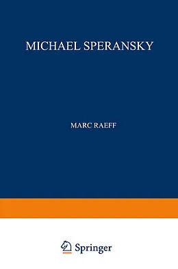 E-Book (pdf) Michael Speransky von Marc Raeff