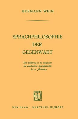 E-Book (pdf) Sprachphilosophie der Gegenwart von Hermann Wein