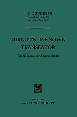 E-Book (pdf) Turgot's Unknown Translator von I. C. Lundberg