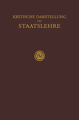 E-Book (pdf) Kritische Darstellung der Staatslehre von H. Krabbe
