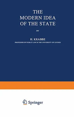 E-Book (pdf) The Modern Idea of the State von H. Krabbe