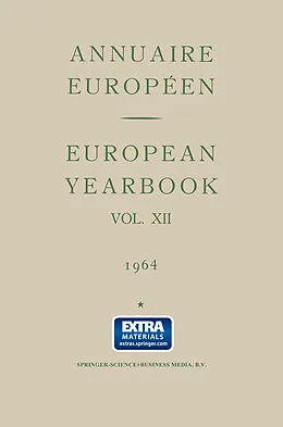 E-Book (pdf) Annuaire Européen Vol. Xii European Yearbook von B. Landheer