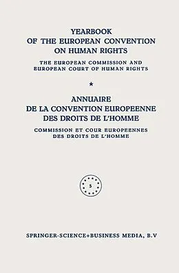 E-Book (pdf) Yearbook of the European Convention on Human Rights / Annuaire De La Convention Europeenne des Droits De L'homme von A. H. Robertson