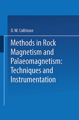 Couverture cartonnée Methods in Rock Magnetism and Palaeomagnetism de 