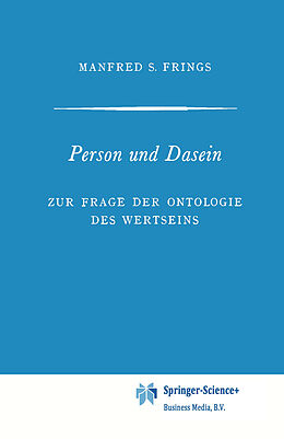E-Book (pdf) Person und Dasein von 
