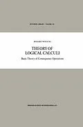 E-Book (pdf) Theory of Logical Calculi von Ryszard Wójcicki
