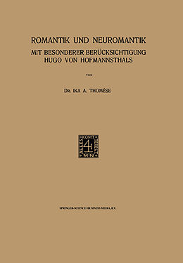 E-Book (pdf) Romantik und Neuromantik von Ika A. Thomese