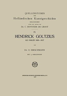 E-Book (pdf) Hendrick Goltzius als Maler, 16001617 von O. Hirschmann