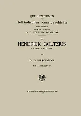 E-Book (pdf) Hendrick Goltzius als Maler, 16001617 von O. Hirschmann