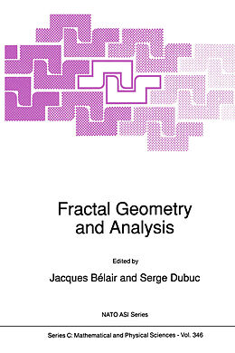 Kartonierter Einband Fractal Geometry and Analysis von 