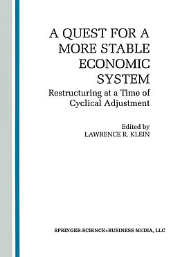 Kartonierter Einband A Quest for a More Stable World Economic System von C. Moriguchi, A. Amano