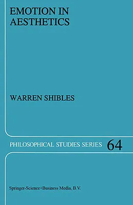 E-Book (pdf) Emotion in Aesthetics von Warren A. Shibles