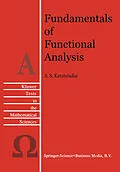 E-Book (pdf) Fundamentals of Functional Analysis von Semën Samsonovich Kutateladze
