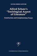 E-Book (pdf) Alfred Schutz's Sociological Aspect of Literature von 