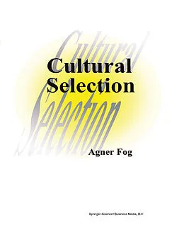 E-Book (pdf) Cultural Selection von A. Fog
