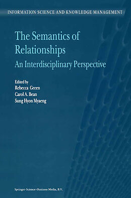 eBook (pdf) The Semantics of Relationships de 