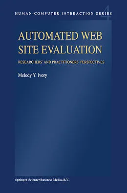 E-Book (pdf) Automated Web Site Evaluation von M. Y. Ivory