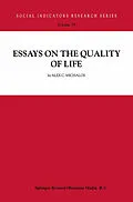 E-Book (pdf) Essays on the Quality of Life von Alex C. Michalos